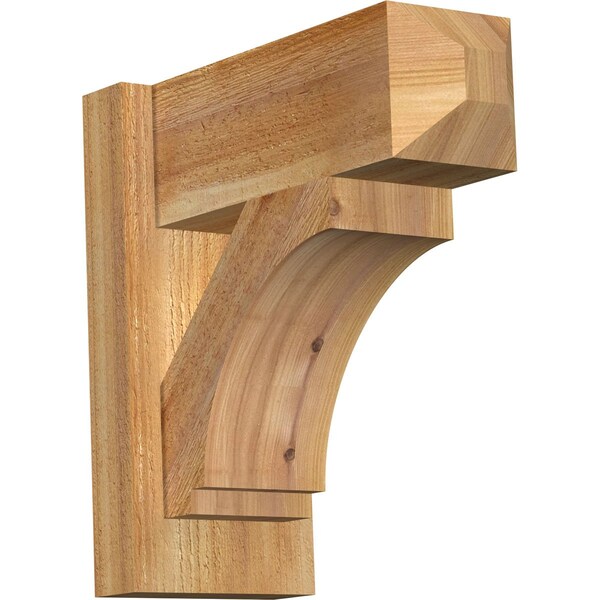 Ekena Millwork Imperial Craftsman Rough Sawn Outlooker, Western Red Cedar, 6"W x 14"D x 14"H OUT06X14X14IMP04RWR - main